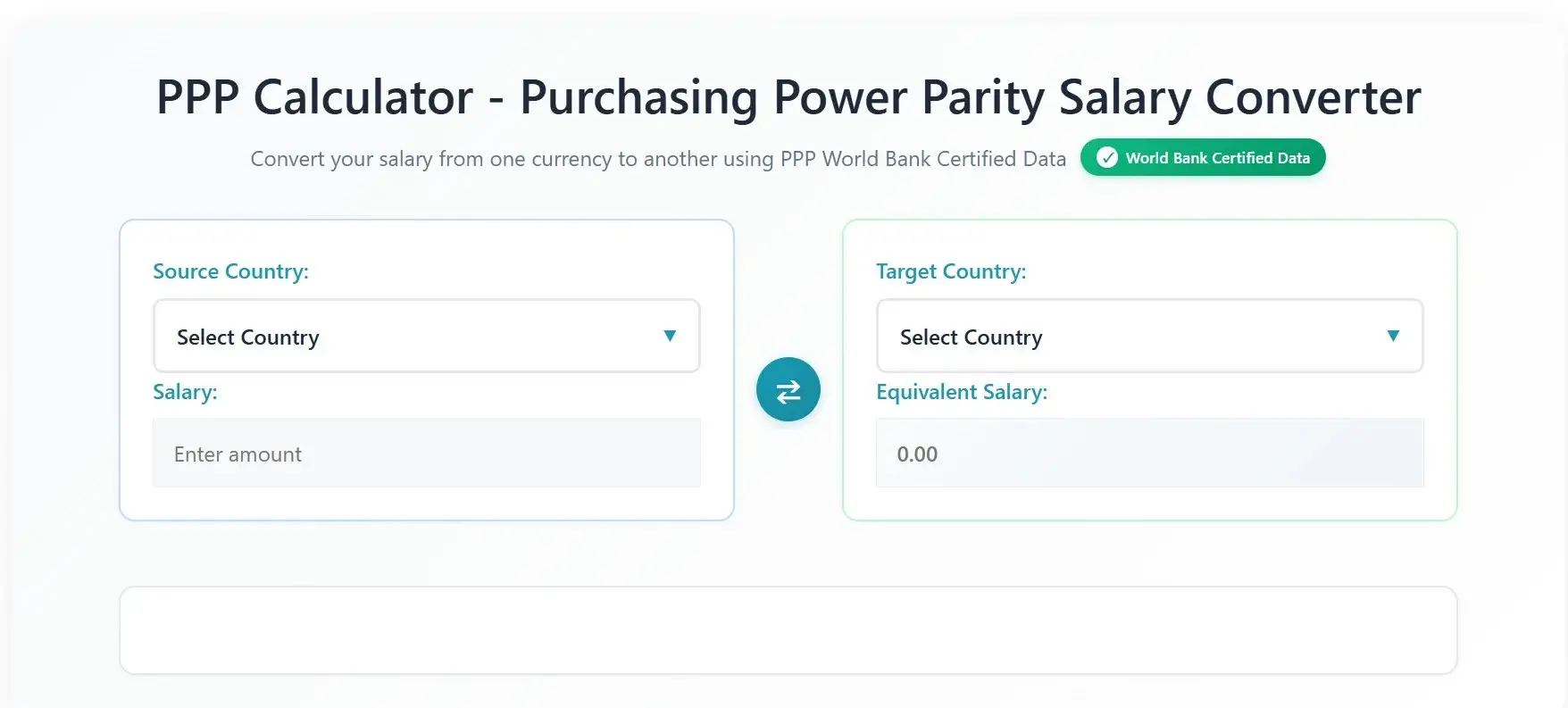 how to use ppp calculator