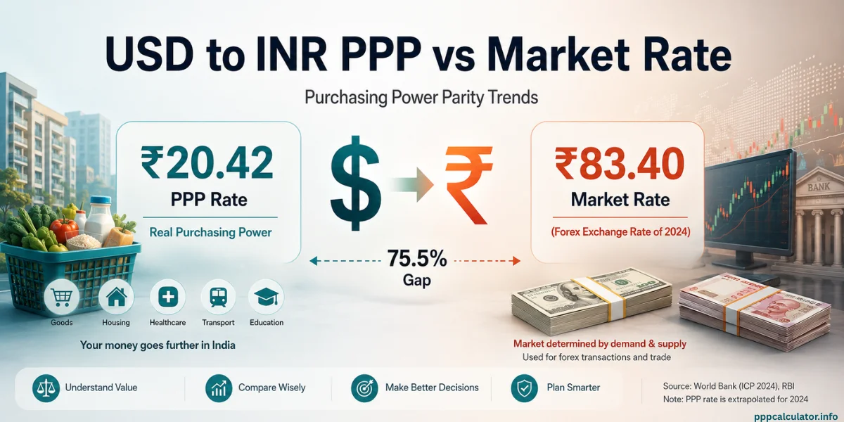 usd to inr ppp rate